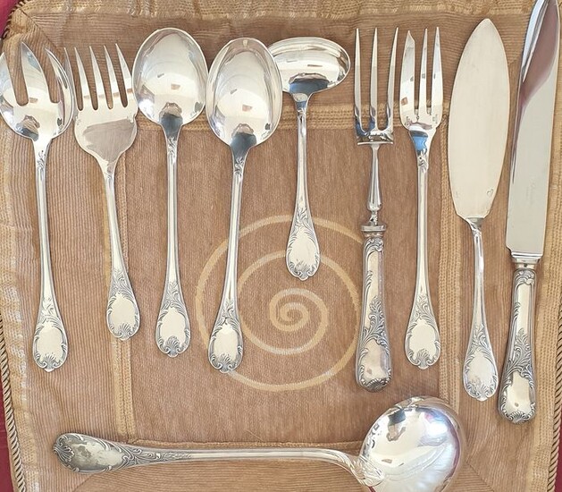 Christoffle - Forks, Set, Spoons, Serving set (11) - Silverplate