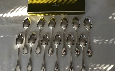 Christofle modèle Marly- Soup spoons (12) - Silver plated