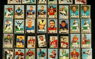 Collection of 44 1952 & 1954 Bowman Football Cards