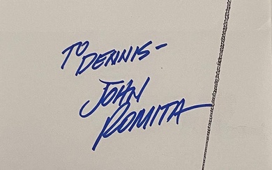Comic book artist John Romita Sr. original signature
