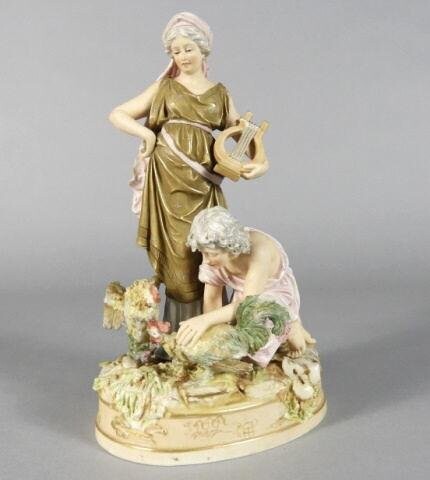Continental Neoclassical Style Porcelain Group