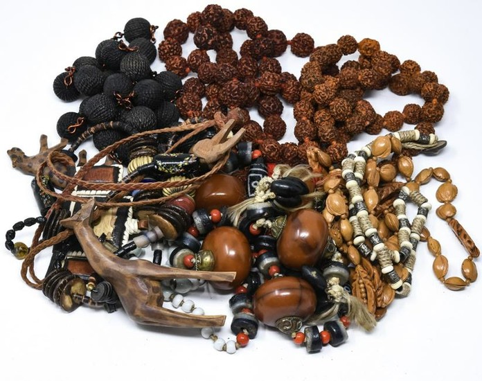 Costume Jewelry Necklaces Includ African & Tribal