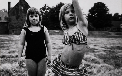David Akiba (1940-2019) Untitled (Two Girls in Swimsuits)