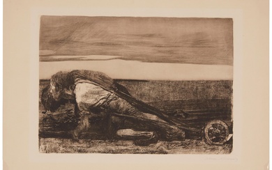 "Die Pfluger (The Plowman)," from "Bauernkrieg Series (Peasants' War)," 1906
