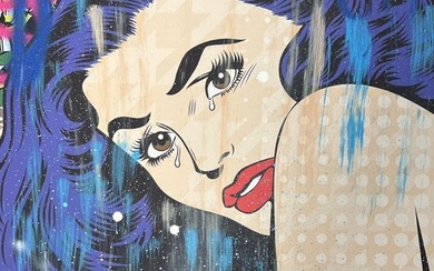 Dillon Boy (1979) - Vintage Graffiti Girl Street Art (I Miss Damien Hirst, Mark Rothko, Jeff Koons Pop Art x No Reserve
