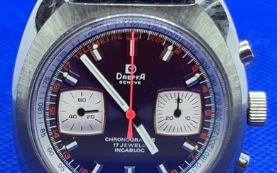 Dreffa Geneve - Stahlchronograph -Kaliber Valjoux 7733 - NO RESERVE PRICE - Men - Schweiz um 1970