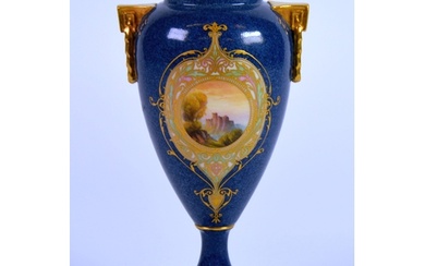 EARLY TWENTIETH CENTURY ROYAL WORCESTER HAND PAINTED POWDER ...