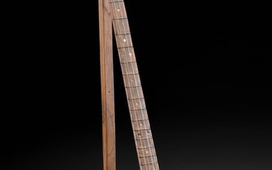 Early 20th C. Burmese/Myanmar Handmade Banjo Instrument