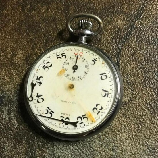 Early 20thc Harvard Swiss Made Pocket Watch, Parts