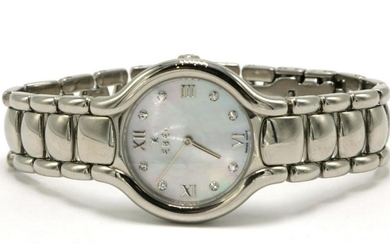 Ebel "Beluga" Diamond Stainless Steel Watch