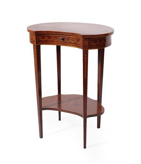 Edwards & Roberts: An Edwardian Mahogany, Marquetry Inlaid and Rosewood...