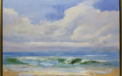 Elle Foley Oil on Canvas "Surf's Up"