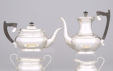 English Silver Tea and Coffee Service, Emile Viner