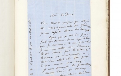 FLAUBERT, Gustave (1821-1880) Correspondance autographe signée à Paule et Jules Sandeau