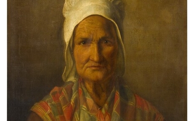 FRENCH SCHOOL, 19th CENTURY | PORTRAIT OF AN OLD WOMAN