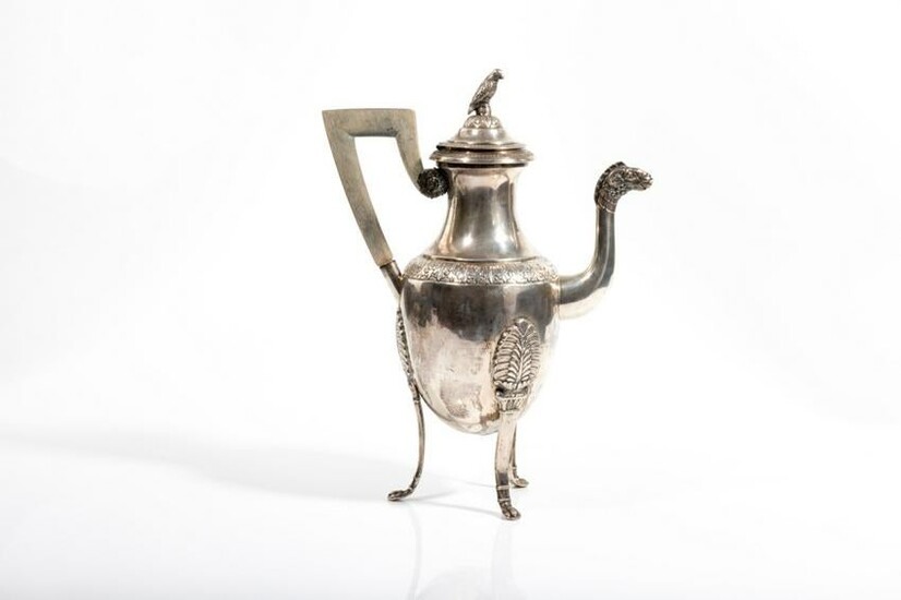 FRENCH SILVERPLATE COFFEE POT