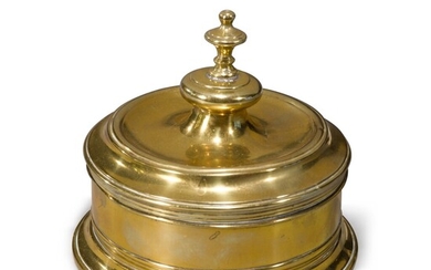 Fine English Silvered Cast Brass Tobacco Box, Circa 1760