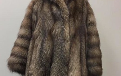 Fine Vinico PajaroÂ Crystal Fox Fur Wrap Style Jacket