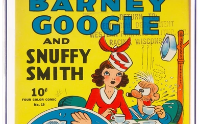 Four Color (Series One) #19 Barney Google (Dell, 1941)...