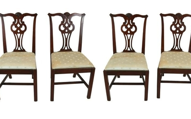 Four Georgian-Style Side Chairs