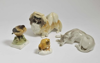 Four animal figures Nymphenburg
