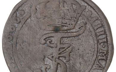 Frederik III, 4 mark / krone 1666, H 116, Sieg 60, contemporary counterfeit