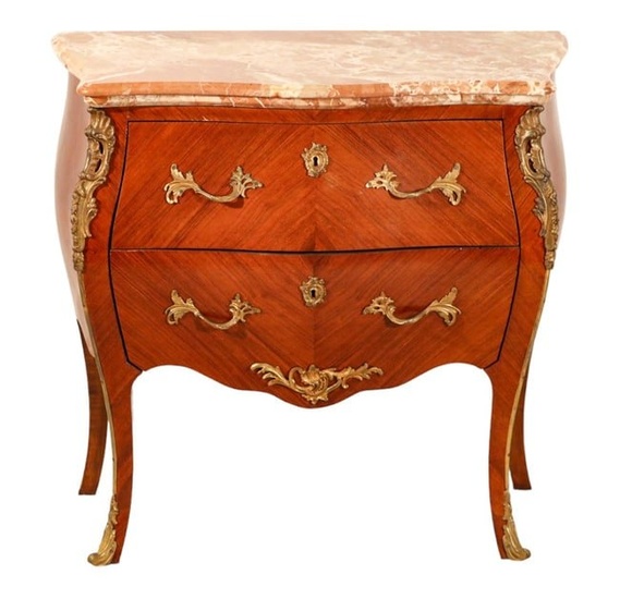 French Napoleon Style Marble Top French Dresser