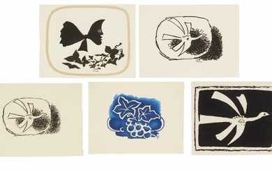 GEORGES BRAQUE (1882-1963), Août: five prints