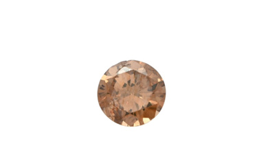Gemstones Diamonds DIAMOND, brilliant cut, 0,86 ct, approx. Fancy Oran...