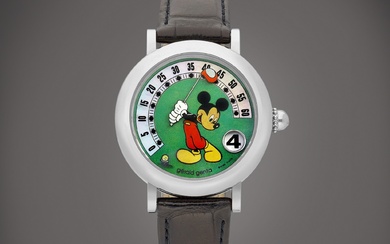 Gérald Genta Retro Fantasy "Mickey Mouse", Reference G.3612 A stainless...