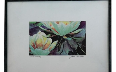 Gloria ROSENTHAL: Water Lilies - Lithograph