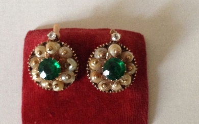 Gold - Earrings, earrings