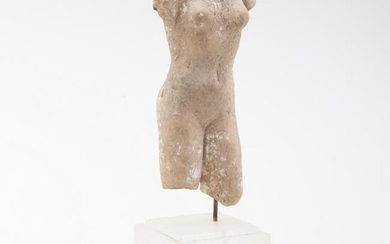Greek Terracotta Torso of Aphrodite