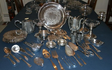 Grouping of Miscellaneous Silver Plate Pieces