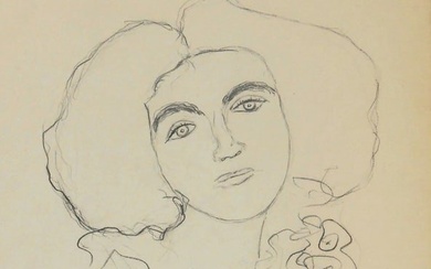 Gustav Klimt* (1862-1918) Pencil Drawing