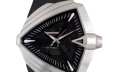 Hamilton Ventura H24655331 - Ventura Automatic Black Dial Stainless Steel Men's Watch