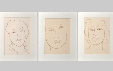 Henri Matisse. 5 sheets of chromolithograph