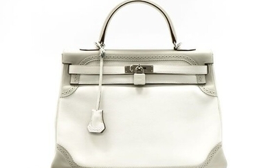 Hermès - Kelly 35 - Bi-Colour Ghillies Bag