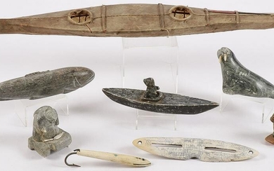 INUIT ARTIFACTS AND CARVINGS