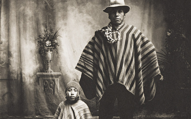 IRVING PENN (1917-2009) Father and Son with Eggs, Cuzco.
