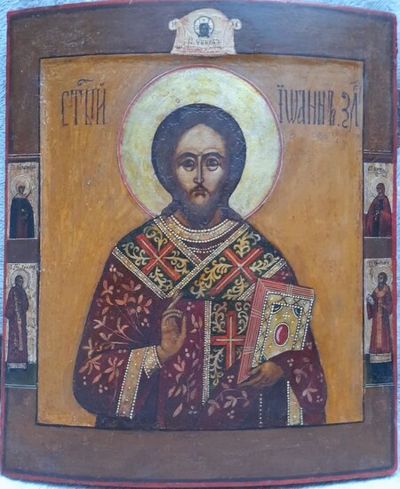Icon, John Chrysostom - Wood - 19th century