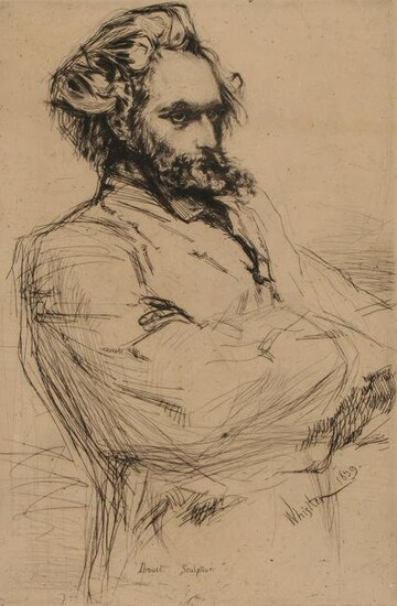 JAMES A. MCNEIL WHISTLER DROUET ETCHING