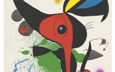 JOAN MIRÓ (1893-1983), Plate II from: Oda a Joan Miró