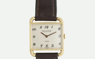 Jaeger-LeCoultre for Hermes Etrier Hermes gold watch