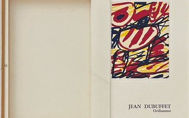 Jean DUBUFFET (1901-1985) ORIFLAMMES Paris, Editions Ryôan-ji,1984 In-8 (215 x 159 mm), en feuilles, sous...