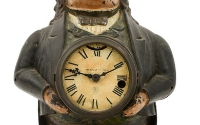 Jerome Clock Co. "John Bull" Blinking Eye Clock