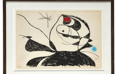 Joan MIRO ( 1893 - 1983) "Pour" Georges Duthuit - 1975