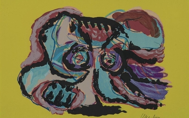 (-), Karel Appel (1921-2006) Untitled (1977) Signed and...