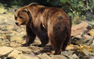 Ken Carlson (1937- ), Grizzly Bear