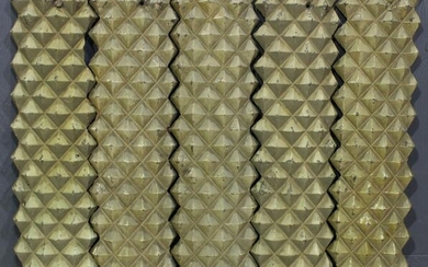 Knurled Cast Iron Architectural Panels